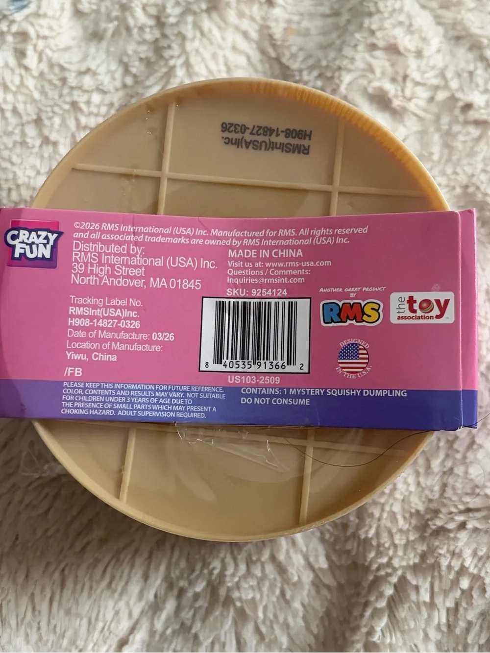 The Original Mystery Dumpling Purple Holographic Edition Plush Toy